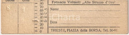 1940 trieste pharmacy - 1940,