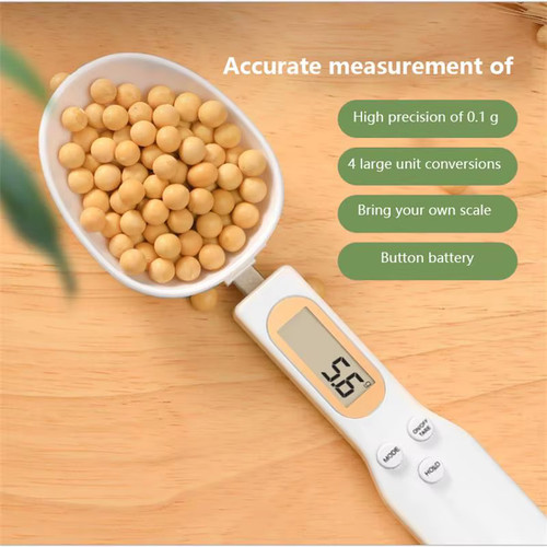 Weighing spoon scale kitchen