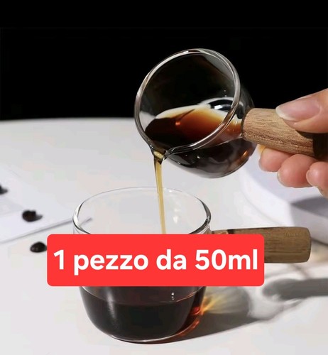 Meter 50ml glass - meter, wood
