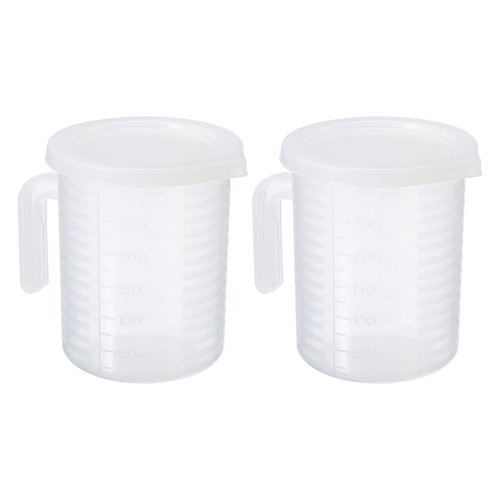 Graduated glass 2pcs 250ml pp - 250ml,